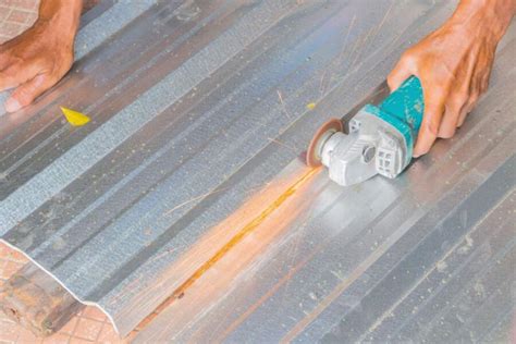 how do you cut corrugated sheet metal|cutting corrugated metal roofing straight.